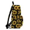 Mochila con estampado de girasoles