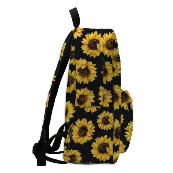 Mochila con estampado de girasoles