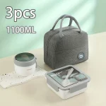Set de almuerzo de 3 piezas Celeste