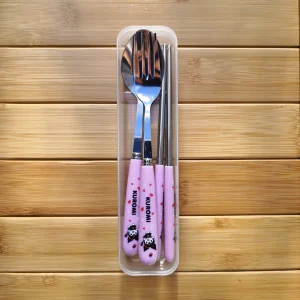 Pack de cubiertos Hello kitty