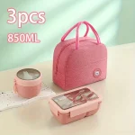 Set de almuerzo de 3 piezas Celeste