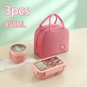 Set de almuerzo de 3 piezas Celeste