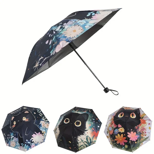 Paraguas con Diseño de Gato