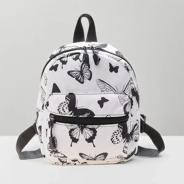 Mochila con estampado de mariposas