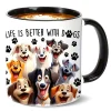 Taza de cerámica Diseño de Perros