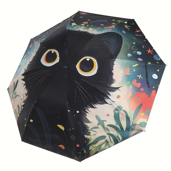 Paraguas con Diseño de Gato