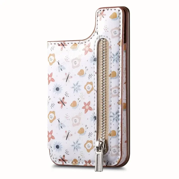 Estuche de teléfono móvil con diseño floral